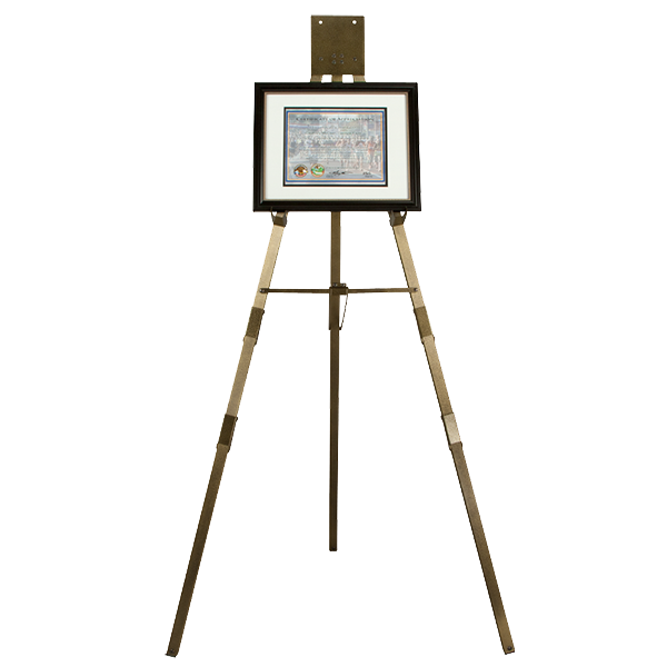 Easel – Gold Vein – Powder Coated