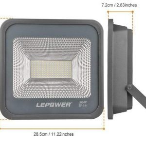 Lepower Led Light, 100 Watt 6,000 Lumens