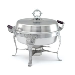Chafer – Stainless – Fancy Round – 6 Quart