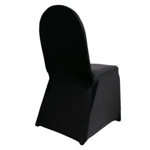 Black Spandex Chair Cover