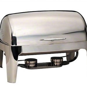 Chafer – Chrome – Rectangle – Roll Top – 8 Quart
